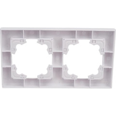 Рамка 2-пост UNIVersal Афина бел. A0044