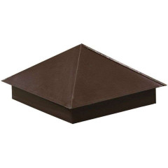 Колпак на столб (RAL 8017 Шоколад)