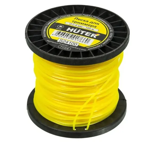 Леска для триммера HUTER S24100 2,4мм х 100м (звезда) (71/2/4)