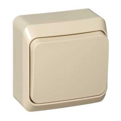 Переключатель О/У 1-кл ЭТЮД слон.кость BA10-004K