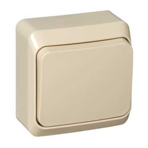 Переключатель О/У 1-кл ЭТЮД слон.кость BA10-004K