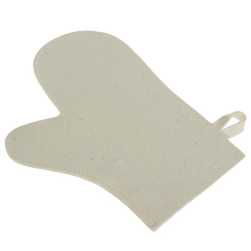 Рукавица для бани Фетр натуральный