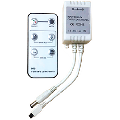 Диммер для Led ленты ECOLA 12V 48W IP20 с ИК-пультом CDM04CESB