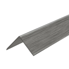 Угол ПВХ ДЕКОНИКА 22*22*2,7 Алюминий тёмный