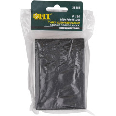 Губка абразивная FIT 100х70х25мм P180 (38355)