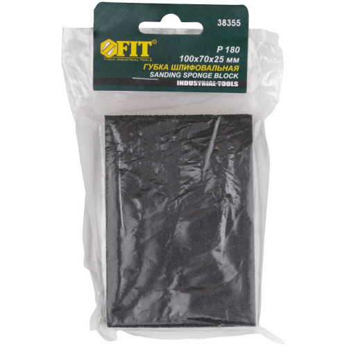 Губка абразивная FIT 100х70х25мм P180 (38355)