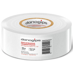 Лента DANOGIPS бумажная соединительная для заделки швов 5,2*50м