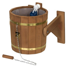 Обливное устройство 13л (термо) c латунным обручем, пластиковой вставкой и наливным клапаном