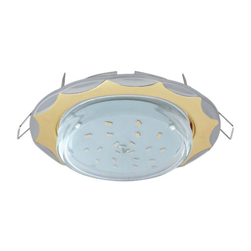 Свет. точ. ECOLA GX53-H4 Звезда золото/серебро FD81H4ECB