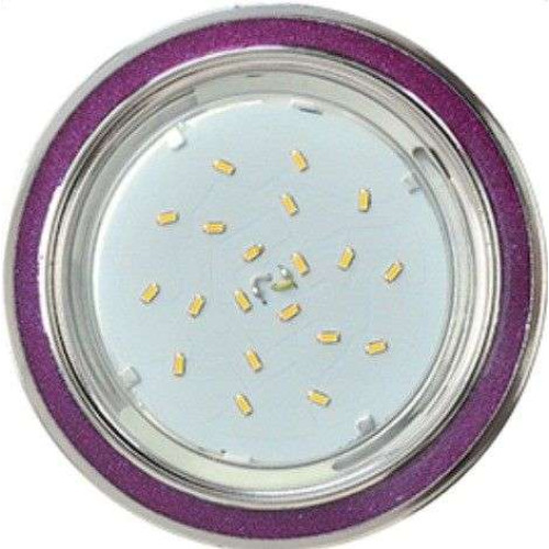 Свет. точ. ECOLA DL3901 GX53-H4 фиолетовый блеск/хром FP53GRECB(645317)(*1)