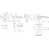 Защелка DK620 CP-PS (6020 CP-P) (без фик.) хром (34641) (PUNTO)