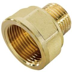 Переходник латунный ф 1/2