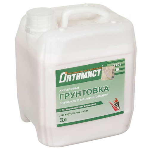 Грунт ОПТИМИСТ G 107  для в/р  глуб/проник. 3л