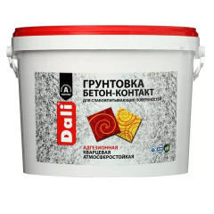 Бетонконтакт DALI адгезионный акриловый 12кг индикаторный розовый ( грунт/бетоноконтакт)