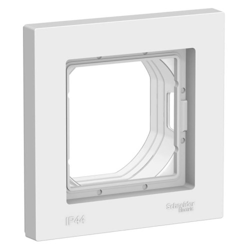 Рамка 1-пост AtlasDesign Aqua IP44 бел. SchE ATN440101