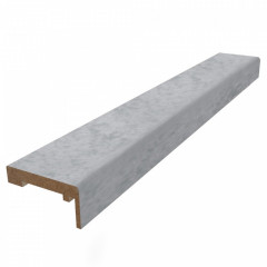 /Наличник (ВДК), телекоп., Бетон светлый, покрытие Эмалит 10*150*2150