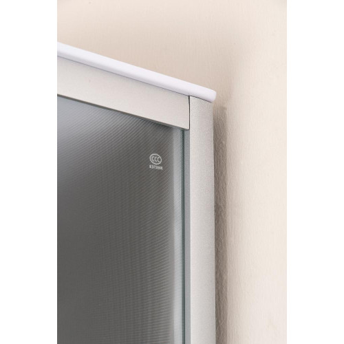 Душевая кабина EVA GOLD 100х100см низ. поддон, чёрное. заднее стекло, F101BS (3кор.)