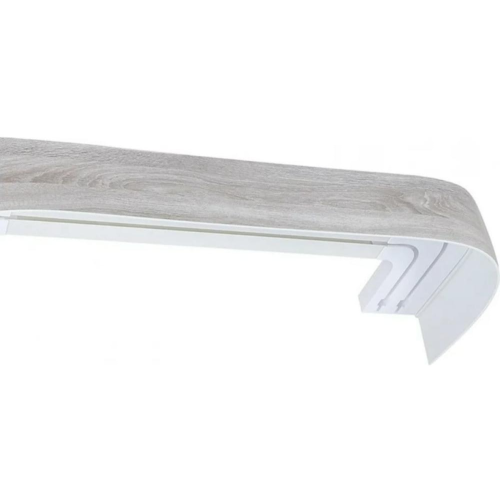 Карниз Ле-Гранд Галант 7см 3,0м (2ряд) дуб беленый с поворотами (5)