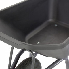 Тачка садово-строительная 90л/175кг с пластиковым корытом СИБРТЕХ (68919)