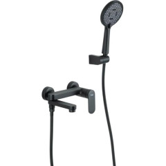 Смеситель для ванны FRAP F3285-6, чёрный ф 40