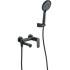 Смеситель для ванны FRAP F3285-6, чёрный ф 40