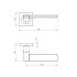 Ручки раздельные AJAX K.JK51.LIFT (LIFT JK) BL-24 черный (47675)