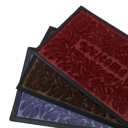 Коврик придверный 400*600мм Доляна Welcome вл, цвет микс (5148833)