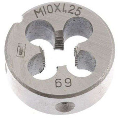 Плашка СИБРТЕХ М10х1,25 мм (77025)