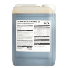 Добавка ОПТИЛЮКС С3 СУПЕРПЛАСТИФИКАТОР для бетонов и
строительных растворов 10л