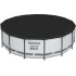 Бассейн каркасный Bestway Steel Pro Max 488х122см, 19480л, фил.-насос 5678л/ч, лестница, тент 5612Z BW