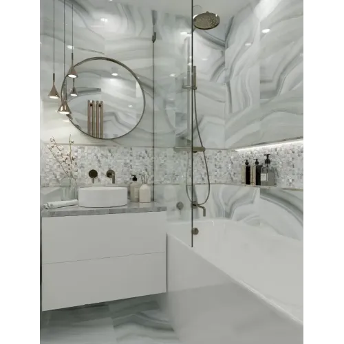 Плитка облицовочная 300*600*8,5 Селена Рельеф серый, глянец (TP3664HY) (в уп. 1,8 м2)