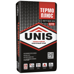 Клей д/плитки UNIS Термо Плюс 25кг