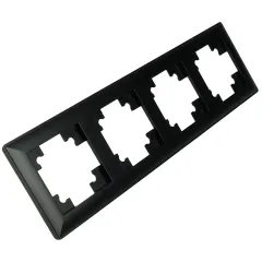 Рамка 4-пост Катрин черный PFR00-7004-05