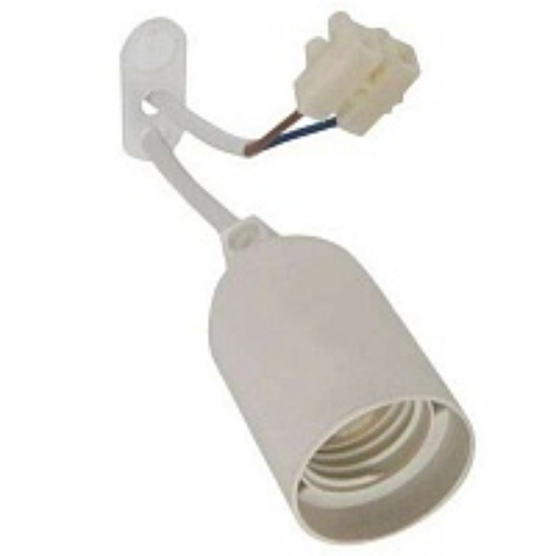 Патрон Е27 пластиковый подвесной гладкий с клеммной колодкой белый TDM SQ0335-0023 (450012)