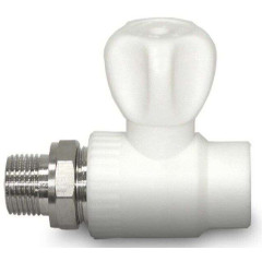 Кран шаровый п/п прямой для радиатора KALDE нар. резьба ф 25х3/4