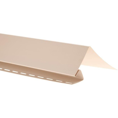 АЛЬТА планка к сайдингу Blockhouse ОКОЛООКОННАЯ 3 м Бежевый (откос 17 см)