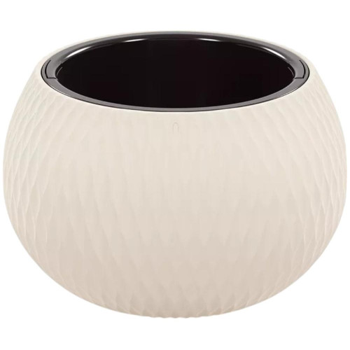 Горшок для цветов Жемчужина 16л со вставкой 7л бежевый М 8727 (276881)