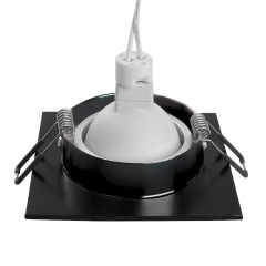 Свет. точ. Feron DL2801 MR16 квадрат черный(40526)