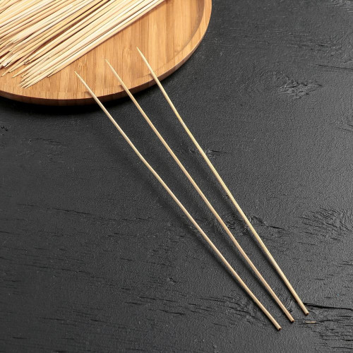 Набор шампуров Доляна бамбук 85-90шт 30см (118924)