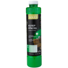 Колер краска SOLEX 07 зеленое яблоко 0,75л