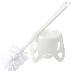Ёрш для туалета напольный SPIN&CLEAN Disco, пластик, белый (1070077)
