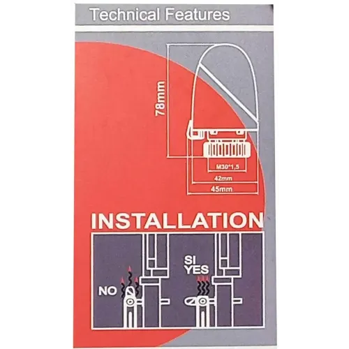 Термоголовка жидкостная SANLUX М30х1,5 F002