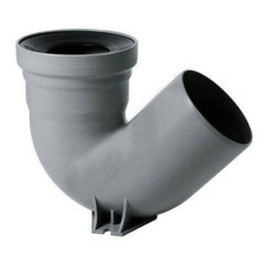 |Отвод кан. для напольного унитаза РТП ф 110х135°