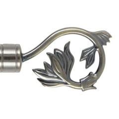 Карниз Ле-Гранд кованный Наконечник Лоза d25 антик золото (1 шт)