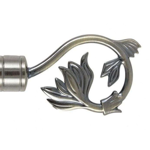 Карниз Ле-Гранд кованный Наконечник Лоза d25 антик золото (1 шт)