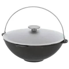 Казан Гардарика чугунный с крышкой и дужкой 8л (478236)
