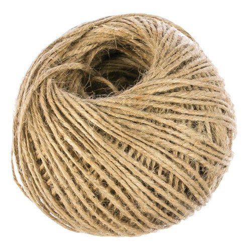 Шпагат джутовый СИБРТЕХ 90м, 4-ниточный, 1120 текс, 19,2 кгс (93877)