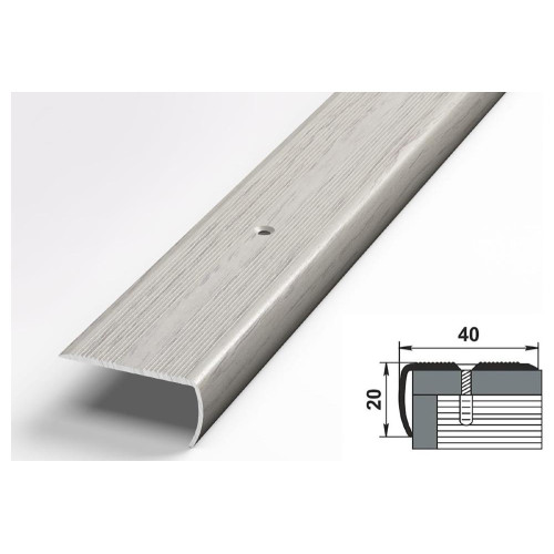 /Порог-угол внешний 40*20мм 2,7 Дуб арктик (Лука ПУ-06)