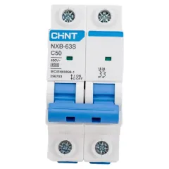 Выключатель автоматический 2-пол. 50A C 4,5кА NXB-63S (R) CHINT 296793
