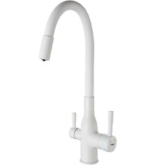 Смеситель для кухни FRAP F4396-8 белый
